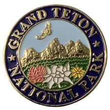 Vintage Grand Teton National Park Scenic Travel Souvenir Pin picture