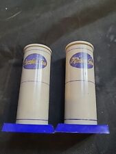 Vintage Pyrofax Gas Advertising S+P Salt + Pepper Shakers Set Pair Figural Tank picture