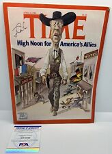 Jimmy Carter Signed 1980 Time Magazine Full Issue No Label POTUS PSA/DNA COA picture