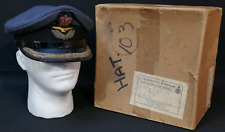 Cold War British Royal Air Force RAF Senior Officers Visor Hat 90th M.U. Wharton picture