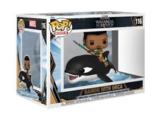 Funko Pop 🔥Rides Marvel Studios Black Panther Wakanda Forever with Orca  #116 picture