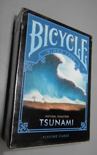 TSUNAMI Bicycle Natural Disasters Playing Card deck NEW/SEALED picture