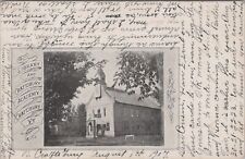 Library and Craftsbury Academy Vermont 1907 Postcard picture
