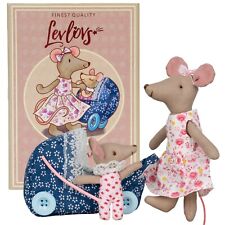 LEVLOVS Christmas Mouse in a Matchbox Toy Baby Registry Gift Toddler Gift Dol... picture
