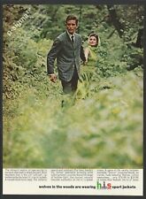 Wolves in the woods are wearing H.I.S.sport jackets  - 1963 Vintage Print Ad picture