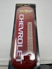 Chevrolet Chevy Red Metal Thermometer Mancave Garage 16