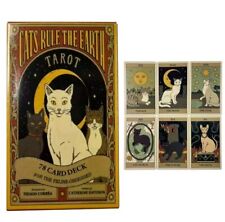 Brand New Cat Rule Earth Tarot 78 Dexk Of Cards  picture