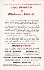 Atlanta, GEORGIA - Mammy's Shanty Restaurant - ADVERTISING picture