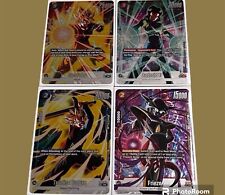 Dragon Ball Super Fusion World Tournament Pack Winner 01 Promo Complete Set of 4 picture
