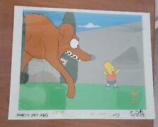 Simpsons Production Cel with COA picture