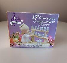Vintage 1992 Precious Moments 15 Happy Years Together, What A Tweet W/ Button picture