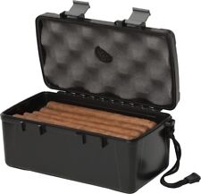Xikar Travel Cigar Humidor, Holds 15 Cigars, Watertight, Crushproof Black picture