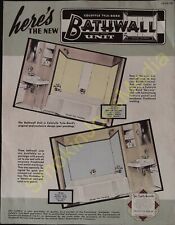 Here's the New Colotyle Tyle-Bord Bathwall Unit 1952 Color Sales Brochure  picture