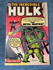 Incredible Hulk #6 1963 Marvel Comic Book Ditko 1st Teen Brigade Metal Man GD picture