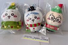 Chiikawa Happy Holiday Mascot Hachiware Usagi Plush Doll Set Of 3 New picture