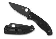 Spyderco Knives Tenacious Liner Lock Black FRN C122PBBK Stainless Pocket Knife picture