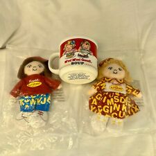 Campbell's Soup Mug & Doll Set - 3 Piece's - New Dolls - Used Mug - 90's picture