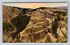Taos NM-New Mexico, Red River Canyon, Antique, Vintage Souvenir Postcard picture