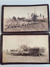 BERRY'S COMBINED STEAM ENGINE TRACTION HARVESTER tractor Mapes ranch Artois CA picture