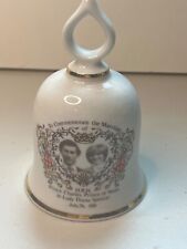 Princess Diana and Charles Wedding Bell, ASL collectible . used, good condition picture