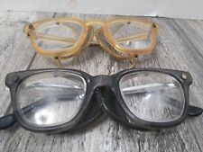 VTG 50'S? Collectible Fendall black & American Optical yell-gold safety glasses picture