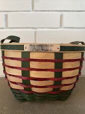 Longaberger 2007  Christmas Welcome Home Bee Basket picture