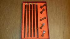 SET OF 5 PAIRS OF ROSEWOOD / TEAK CHOPSTICKS WITH RESTS 027 picture