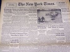 1947 JUNE 23 NEW YORK TIMES - POLICE BRIBERY CHARGES INQUIRY - NT 3494 picture