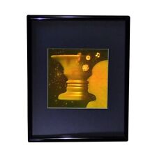 3D Vase-Face 2-Channel Hologram Picture FRAMED, Photopolymer Type Film picture