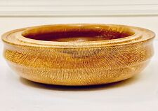 Museum Quality Artisticically Cut Silk Oak Bowl Signed by Walsh Wooden Artwork picture