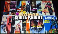 BATMAN WHITE KNIGHT #1-8 (2017) COMPLETE A+B VARIANTS SET LOT OF 16 DC COMICS NM picture