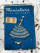 Vintage Miniature Playing cards with Woolworth Price sticker picture