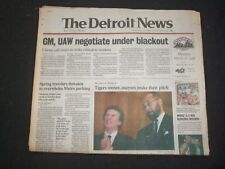 1996 MAR 18 THE DETROIT NEWS NEWSPAPER-GM, UAW NEGOTIATE UNDER BLACKOUT- NP 7710 picture