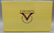 Visconti Firenze BLACK DIVINA  Ballpoint Pen #26502 ~ Unused, Sterling Silver picture