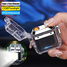 Portable USB Rechargeable Electronic Lighter - Windproof, Pulse Ignition picture