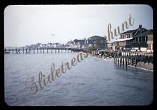 Fortescue New Jersey Beach Houses Pier 35mm Slide 1950s Red Border Kodachrome picture