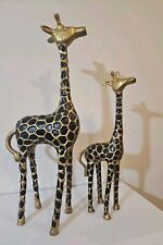 Vintage Metal Giraffe sculptures - Lot Of 2  picture
