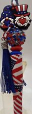 Beaded Ballpoint Pen.patriotic Mr. And Mrs. Gnome picture