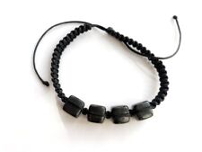 Shungite Bracelet Oriental Cube beads 10mm EMF protection picture
