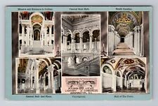 Washington DC-Library Of Congress, Antique, Vintage Souvenir Postcard picture