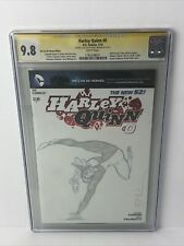 Harley Quinn #0 We Can Be Heroes Edition CGC 9.8 Signed & Sketch By Angel Medina picture
