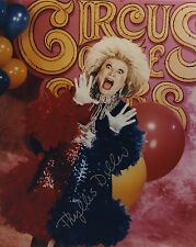 PHYLLIS DILLER SIGNED AUTOGRAPHED COLOR 8X10 PHOTO COMEDY LEGEND picture
