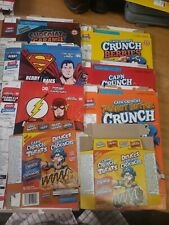 Cap`n Crunch (lot of 8 cool boxes)   Cereal boxes picture