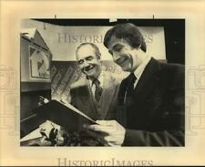 Press Photo William W. McCormick and Don Colson of KSAT-12 News Watch. picture