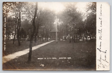 RPPC Sabetha, Kansas, 1907, Scene in City Park A 755 picture