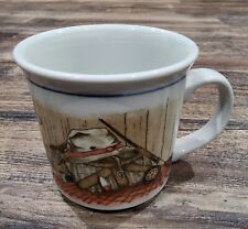 VTG OTAGIRI FLY FISHING TROUT COFFEE CUP JAPAN, Signed Ruth Pengal picture
