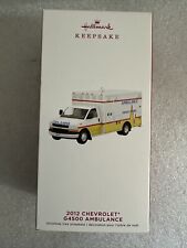 2019 Hallmark Keepsake Ornament 2012 Chevrolet G4500 Ambulance New picture