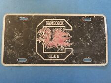 VINTAGE RARE NCAA UNIVERSITY OF SOUTH CAROLINA GAMECOCK CLUB AUTO FRONT PLATE picture