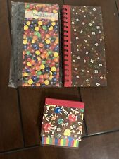 Studio 18 M&M's Candy Hard Cover Note Pad & Spiral Paper New picture