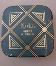 Antique 1930s Kee Lox Brand Typewriter Ribbon Tin Empty picture